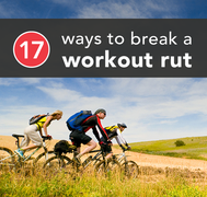 break out of workout rut